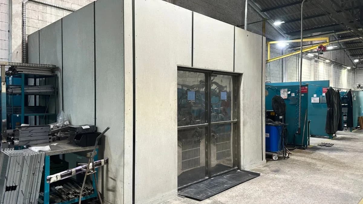 Interior da planta da Arvorá Modular.