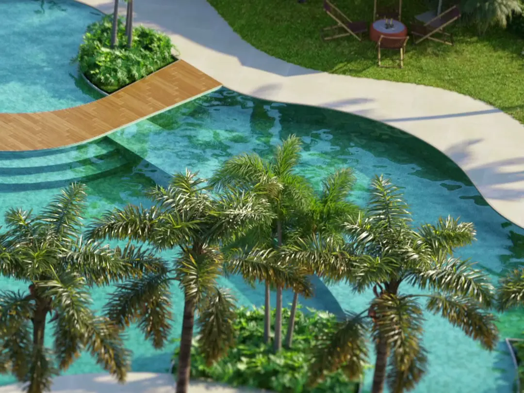 BS Botanic — Piscina del club house